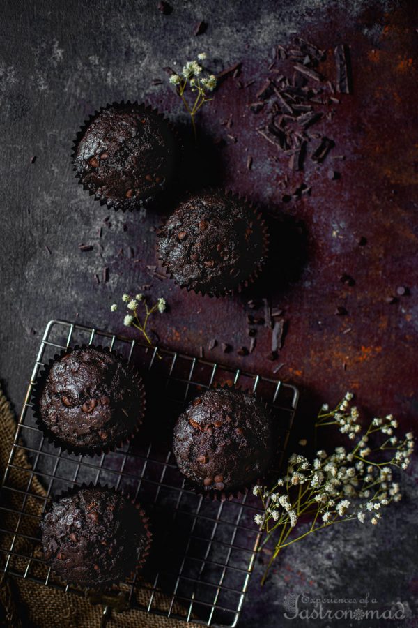 Triple Chocolate Mocha Muffins