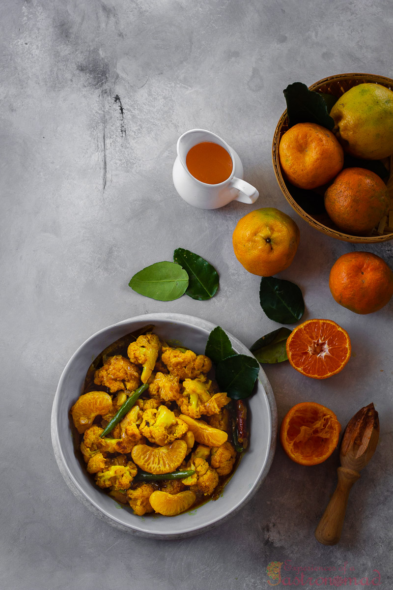 Komola Phulkopi (Cauliflower with Oranges) Experiences of a Gastronomad